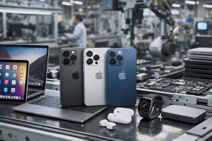 iPhone và các thiết bị Apple chưa thể chuyển sản xuất về Mỹ
