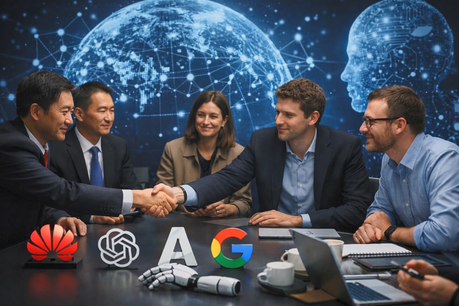Huawei cùng OpenAI, Google thiết lập tiêu chuẩn agentic AI giữa căng thẳng Mỹ - Trung
