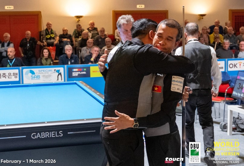 Trần Quyết Chiến, Nguyễn Trần Thanh Tự đưa billiards Việt Nam lên đỉnh thế giới lần thứ hai