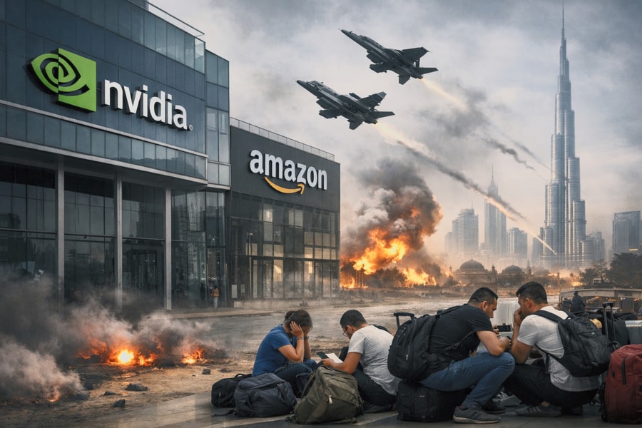 Nvidia-Amazon đóng văn phòng ở Dubai, nhân viên Google mắc kẹt giữa xung đột Mỹ- Iran