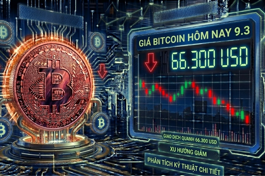Giá Bitcoin hôm nay 9.3: Tụt về 66.000 USD, xu hướng giảm đang quay trở lại?