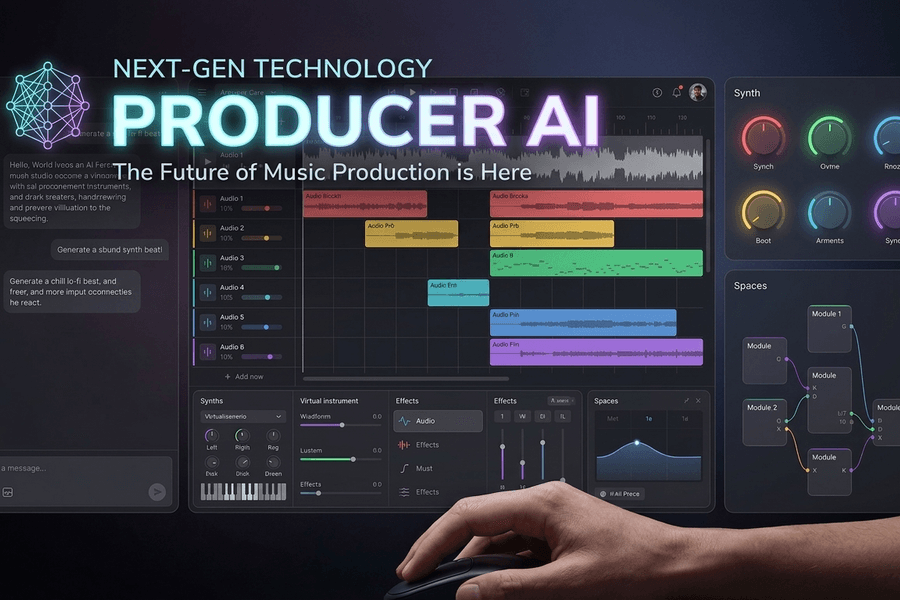 Hướng dẫn tạo nhạc miễn phí bằng ProducerAI, đối thủ khiến Suno 'hoảng loạn'