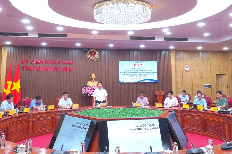 Quảng Ngãi họp cho ý kiến dự án Khu đô thị mới Nam Trường Chinh gần 44 ha