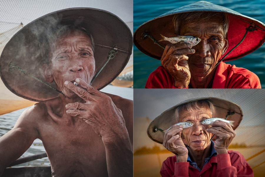 Ông Mười Hội An và câu chuyện phía sau bức ảnh 'Fish Eyes'