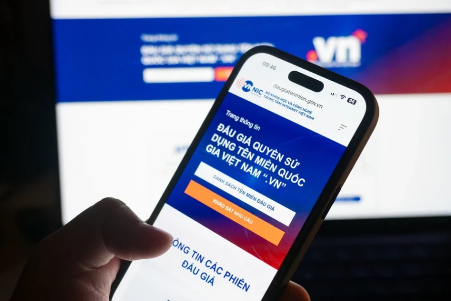 Một tên miền ".vn" được trả giá hàng tỉ đồng