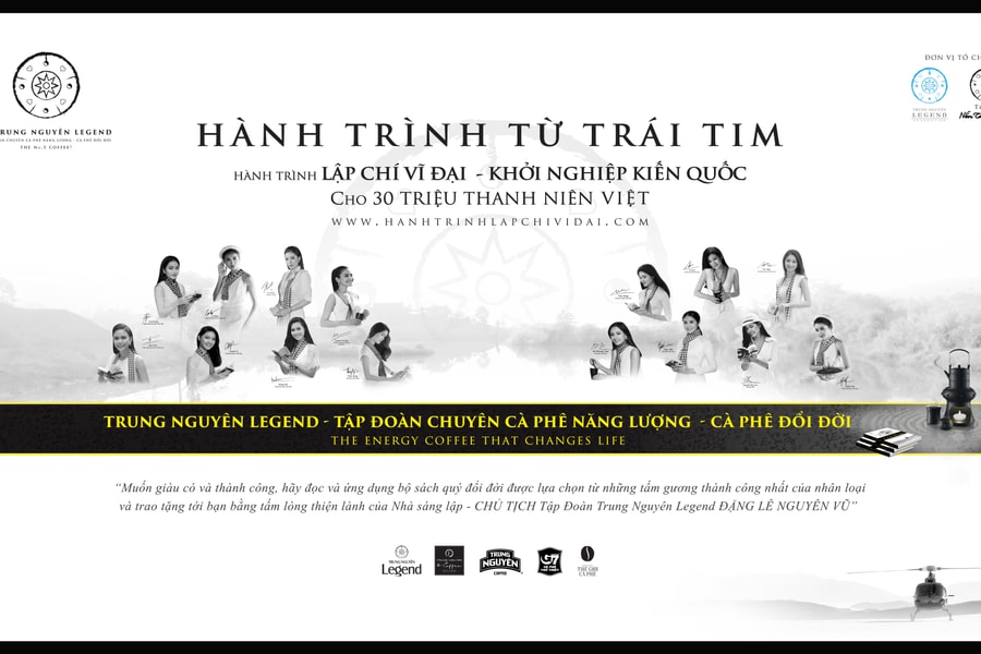 Trung Nguyên Legend tiếp tục triển khai Hành trình Từ Trái Tim – Hành trình kiến tạo khát vọng lớn cho thanh niên Việt