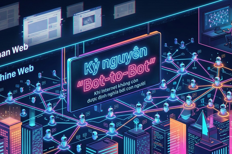 Kỷ nguyên Bot-to-Bot, internet không còn dành cho con người?