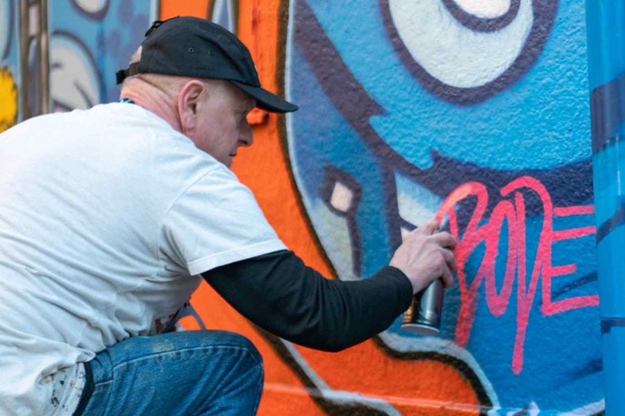 Người Mỹ mang nghệ thuật graffiti đến Nhật