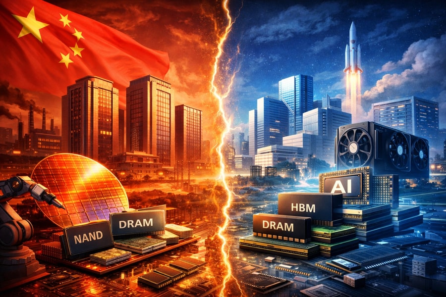 Các hãng chip nhớ Trung Quốc tụt hậu ra sao so với Samsung, SK Hynix, Micron?