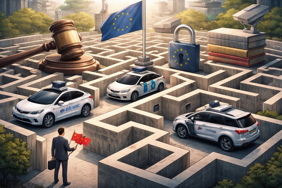 Baidu và các hãng Trung Quốc đối mặt mê cung pháp lý khi đưa taxi tự lái sang châu Âu