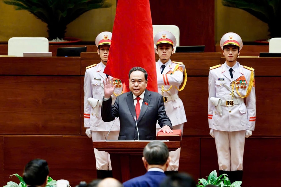 Chủ tịch Quốc hội Trần Thanh Mẫn: ‘Nguyện cống hiến hết sức mình, phụng sự Tổ quốc, phục vụ nhân dân’