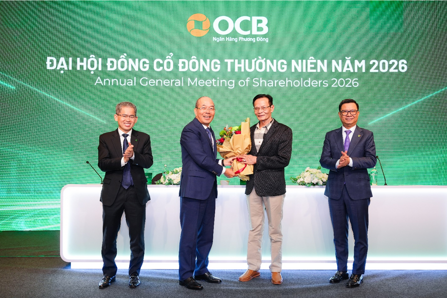 ĐHĐCĐ OCB: Chốt mục tiêu lợi nhuận 2026 tăng 39%, Ts. Lê Xuân Nghĩa tham gia HĐQT
