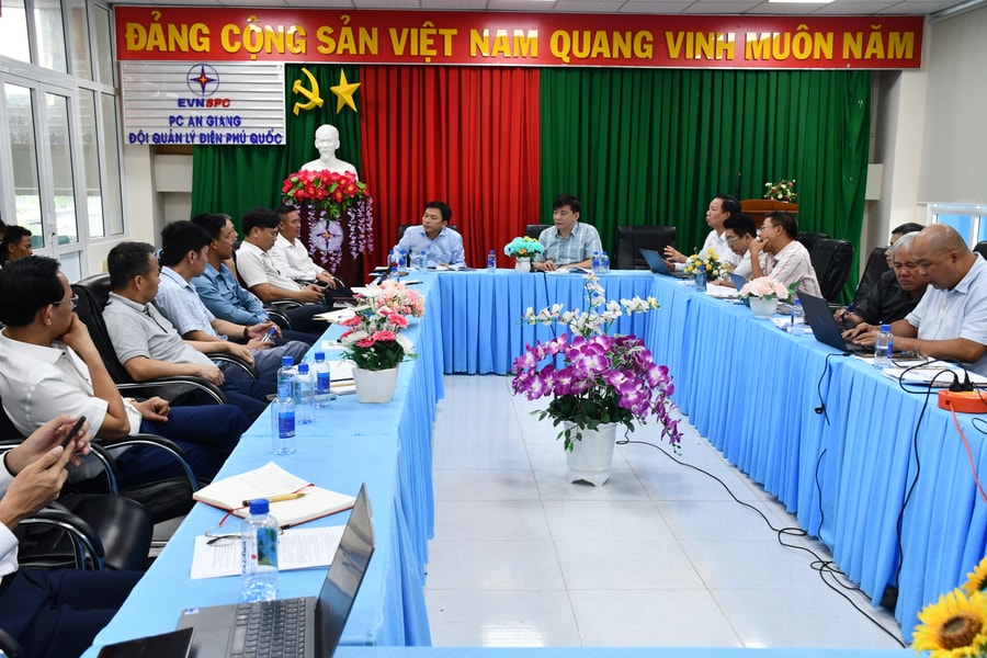 EVNSPC tăng cường kiểm tra, đôn đốc các dự án đảm bảo điện cho đặc khu Phú Quốc và Hội nghị APEC 2027