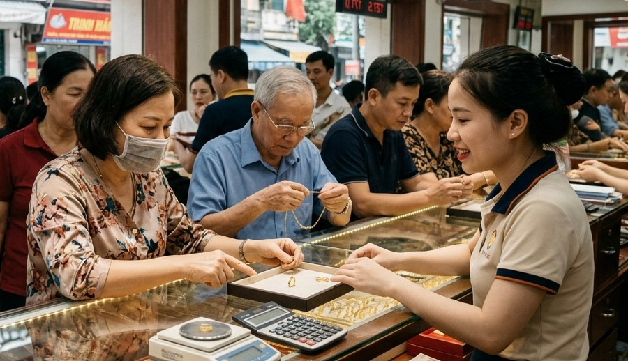 Giá vàng hôm nay 18.4: Bước lùi của ‘vàng vua’ và cuộc chơi đổi ngôi trong túi tiền người Việt