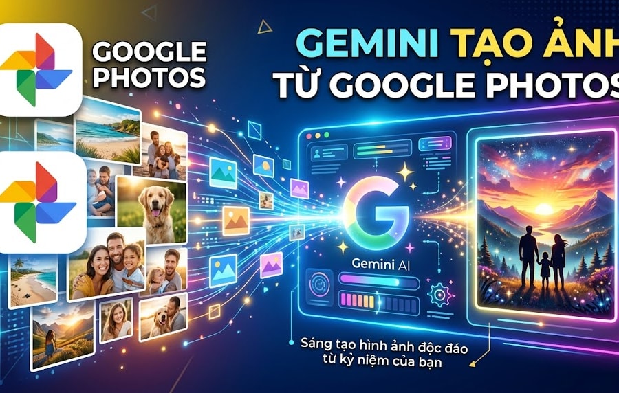 Gemini cho phép tạo ảnh AI từ Google Photos chỉ bằng promt rất ngắn, cảnh báo rủi ro bảo mật?