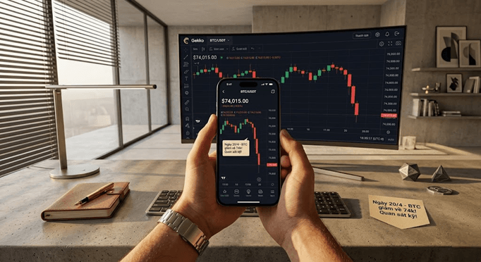 Giá Bitcoin hôm nay 20/4: Giảm dưới 75.000 USD khi căng thẳng Trung Đông nóng trở lại