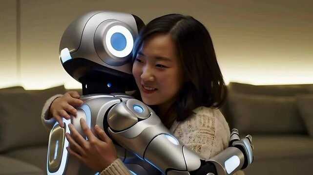 Trung Quốc: Robot 'háo sắc' ôm chặt lấy nữ sinh làm cả trường sốc