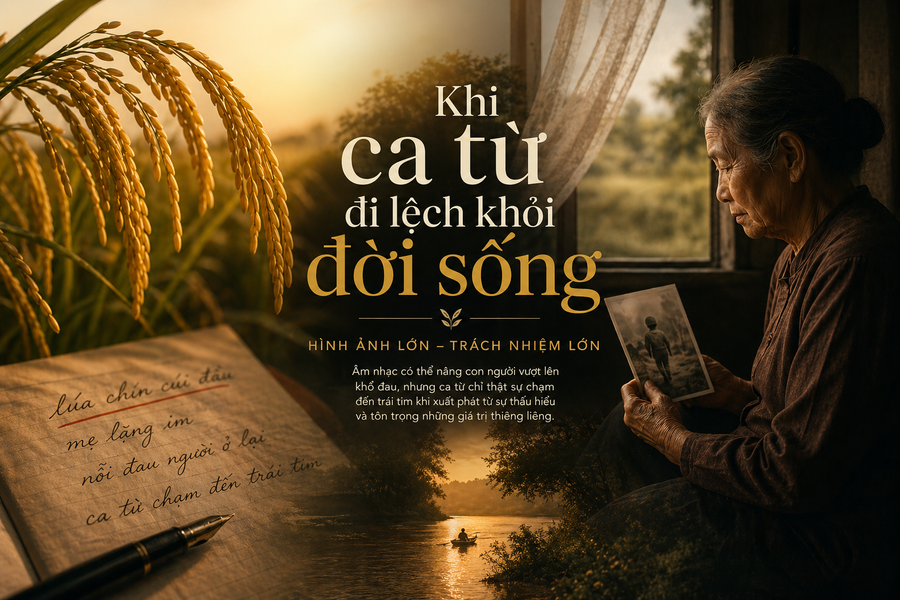 Đừng bắt lúa đứng thẳng, đừng bắt mẹ vui lên khi con không về