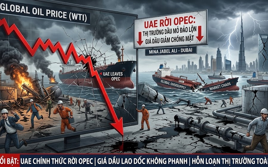 UAE rời OPEC sẽ khiến giá dầu lao dốc, đảo lộn thị trường dầu mỏ