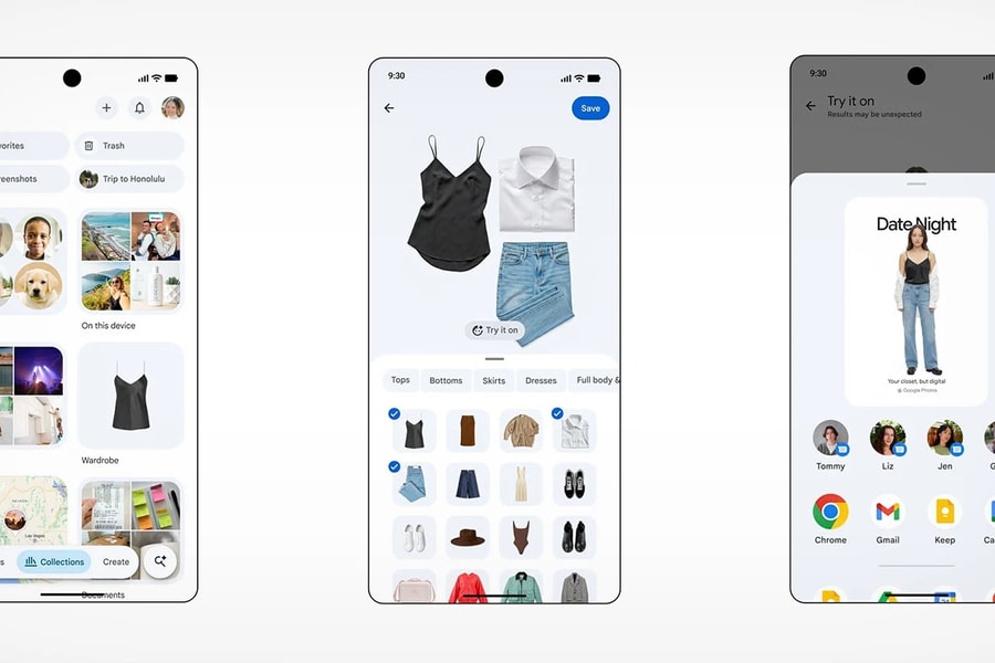 Google Photos mở 'tủ quần áo kỹ thuật số' và cho phép thử trang phục ảo