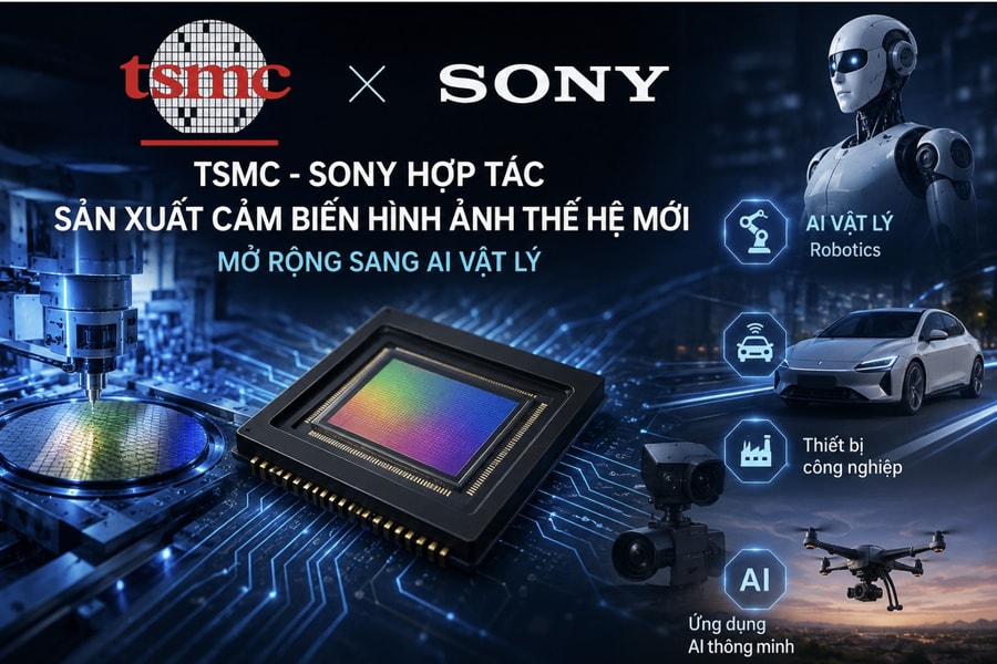 TSMC - Sony sản xuất cảm biến hình ảnh thế hệ mới, mở rộng sang AI vật lý