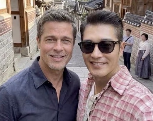 Diễn viên Hàn Quốc gặp rắc rối vì bức ảnh chụp cùng Brad Pitt do AI tạo