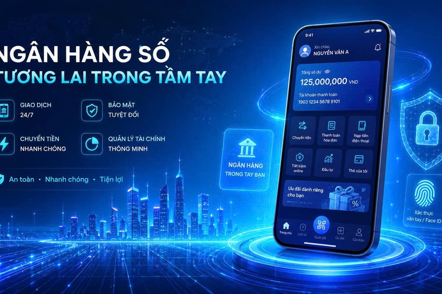 Chuyển đổi số ngân hàng: Tăng 'lá chắn số', củng cố niềm tin