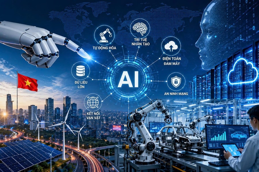 Làn sóng AI và công nghệ cao vào Việt Nam: Cơ hội nghìn tỉ USD cho nền kinh tế