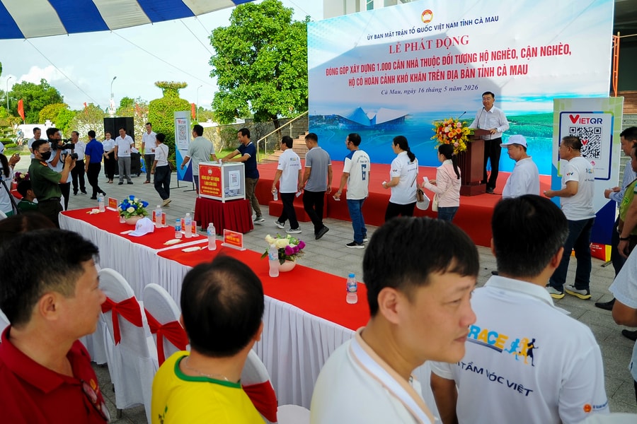 Cà Mau phát động xây dựng 1.000 căn nhà vì người nghèo