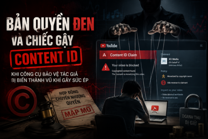 Khi 'bản quyền đen' biến lá chắn thành dao nhọn