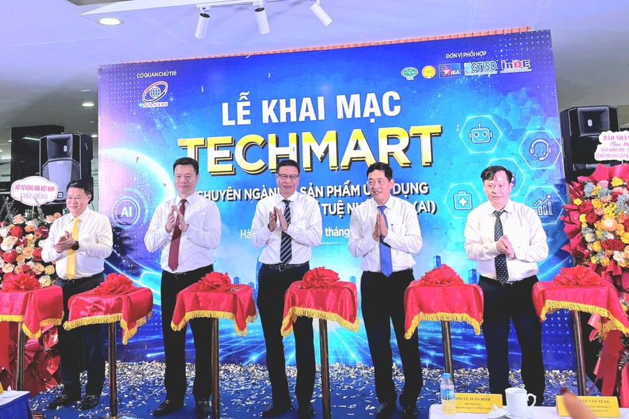 Khai mạc Techmart ứng dụng AI