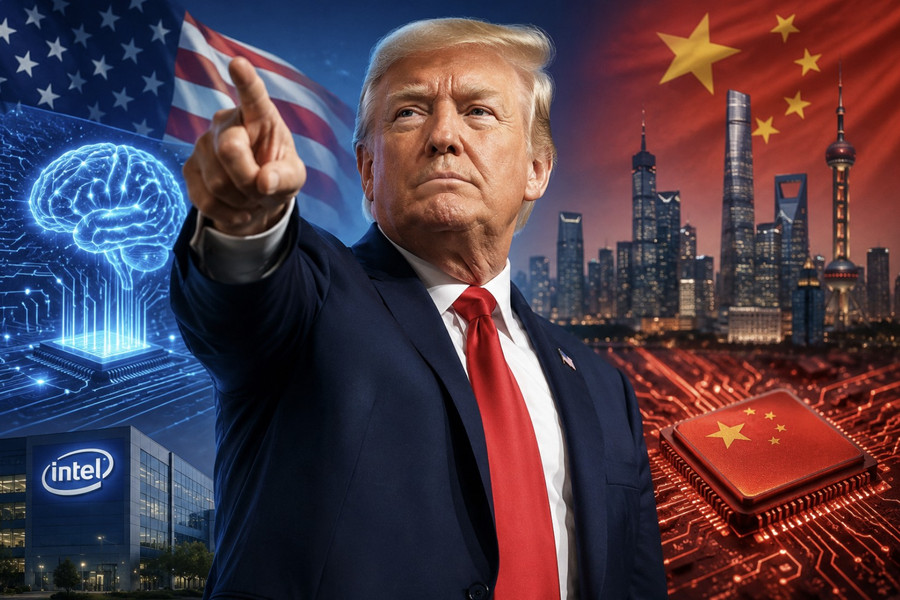 Ông Trump: Mỹ vượt xa Trung Quốc về AI, Intel đáng ra đã là công ty lớn nhất