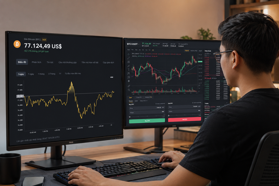 Giá Bitcoin hôm nay 19/5: Giảm về quanh 77.000 USD, nhu cầu Bitcoin từ nhóm đầu tư nhỏ lẻ giảm mạnh?