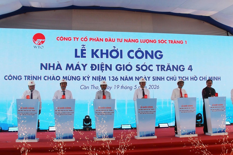 Cần Thơ khởi công hai dự án điện gió gần 24.000 tỉ đồng