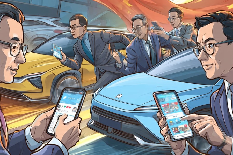 Các CEO ô tô Trung Quốc chạy đua tương tác trên mạng xã hội