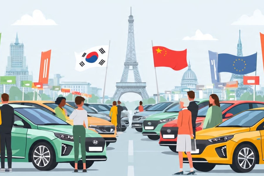 Xe điện Hàn Quốc tìm cách cạnh tranh với xe điện Trung Quốc tại châu Âu