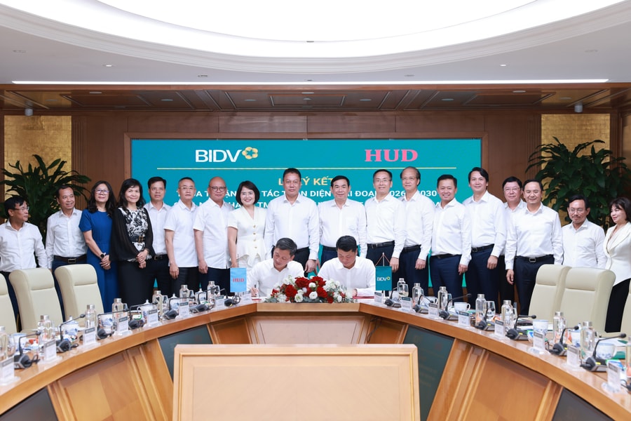 BIDV và HUD tăng cường hợp tác hướng tới phát triển bền vững