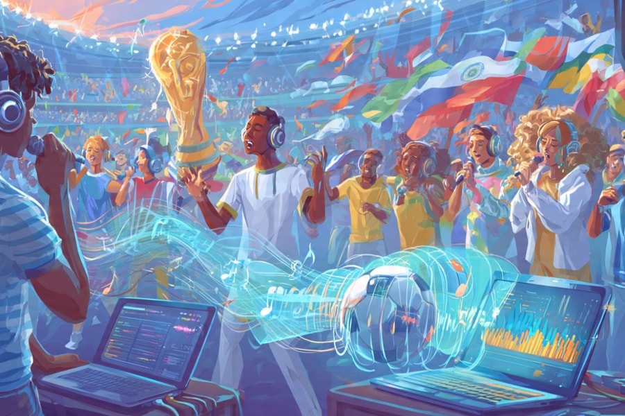 Rộ trào lưu sáng tác bài hát World Cup bằng AI