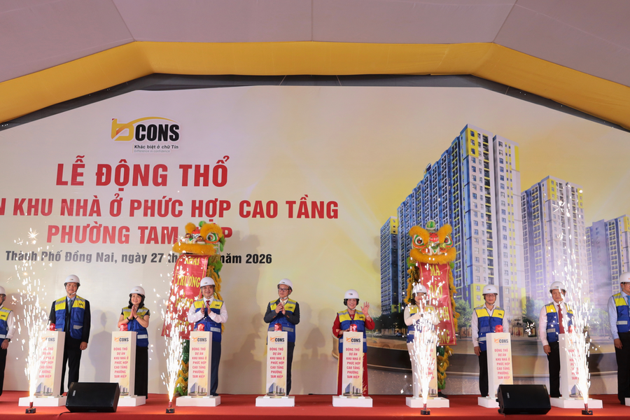 Chương trình phát triển nhà ở Đồng Nai khởi công dự án hơn 2.800 căn hộ