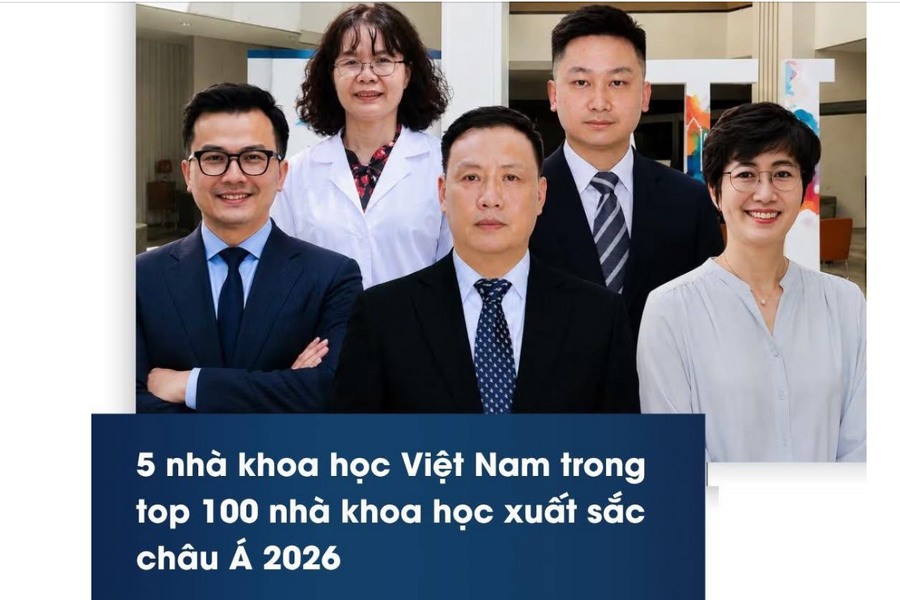 5 nhà khoa học Việt Nam vào Asian Scientist 100: Dấu ấn mới của khoa học Việt trên bản đồ châu Á