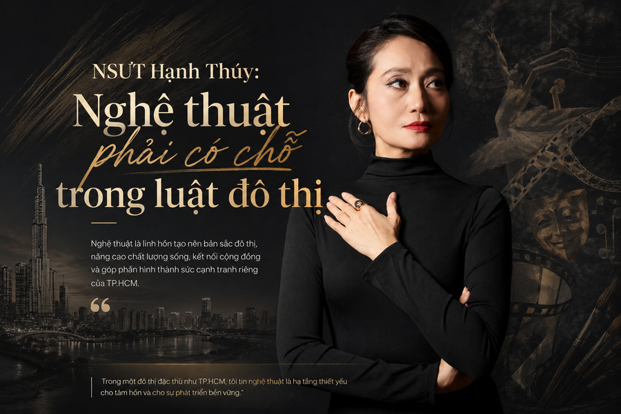 NSƯT Hạnh Thúy: Nghệ thuật phải có chỗ trong luật đô thị