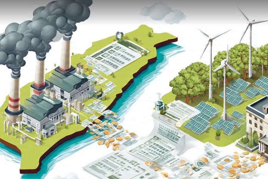 Đài Loan thu phí phát thải carbon để gây quỹ chuyển đổi năng lượng xanh