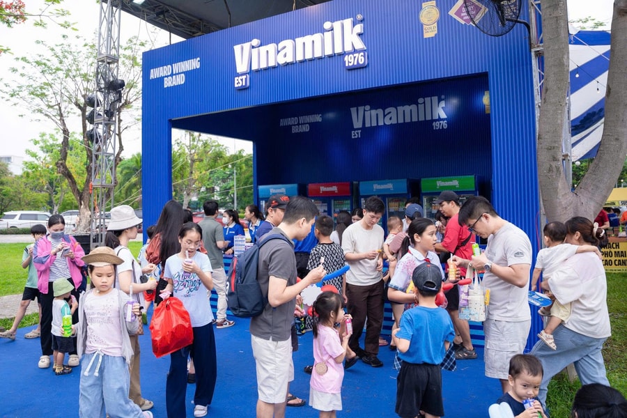 Vinamilk mang không gian trải nghiệm và dinh dưỡng đến ngày hội 'phú mỹ hưng hướng về trẻ em'