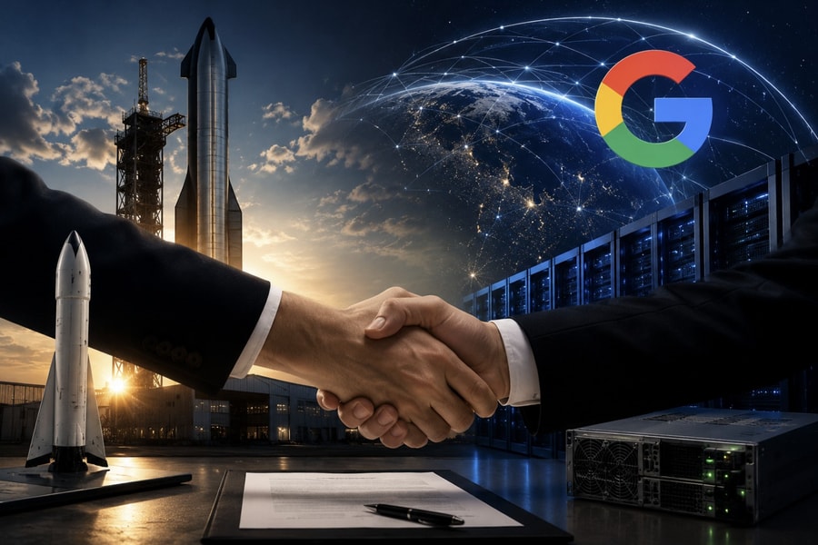 SpaceX ký hợp đồng AI bom tấn với Google, củng cố tham vọng IPO