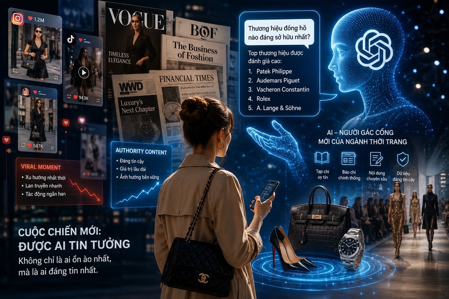 Khi chatbot AI trở thành 'tạp chí thời trang số'