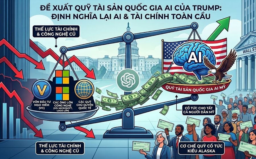 Ý tưởng Quỹ tài sản quốc gia AI của Trump sẽ khiến ai chịu thiệt hại?