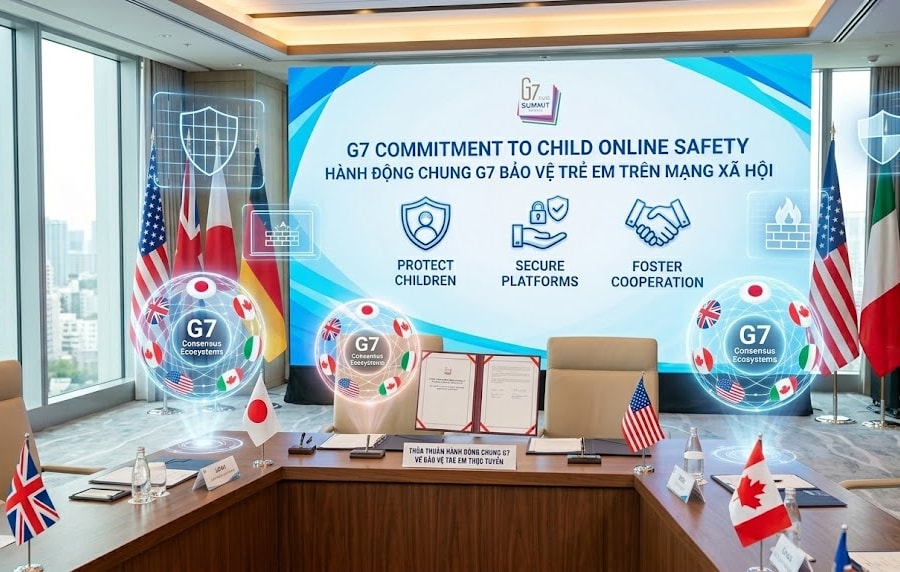 Bảo vệ trẻ em trên mạng xã hội: G7 hành động!