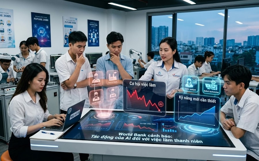 World Bank cảnh báo về tác động của AI tới cơ hội việc làm cho thanh niên