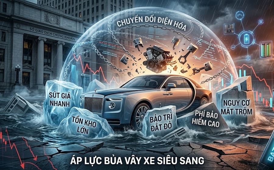 Các hãng xe siêu sang gặp khó khi kinh doanh xe điện tại Trung Quốc