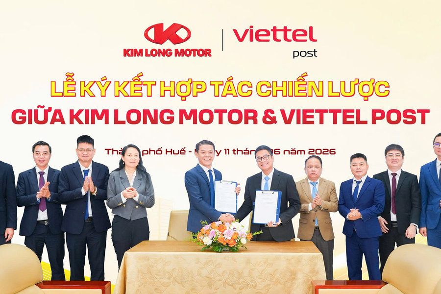 Kim Long Motor & Viettel Post ký kết hợp tác chiến lược toàn diện